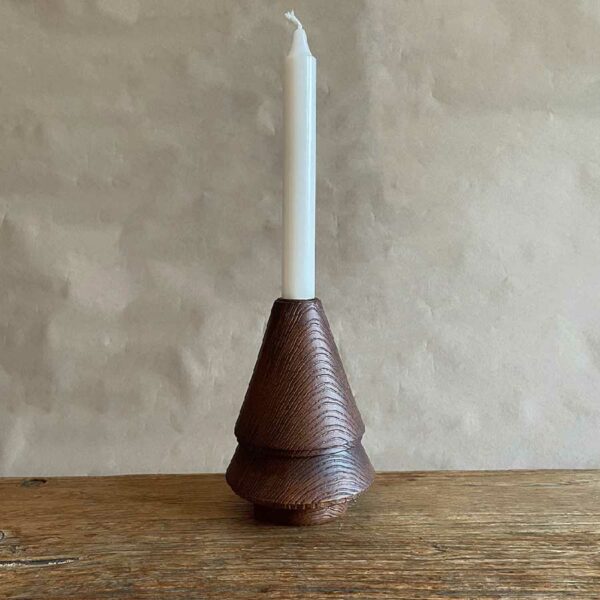 Kerzenhalter-Tannebaum Polyresin Dekoration Weihnachten