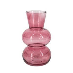 Vase Pink Frühling Glas 29 cm